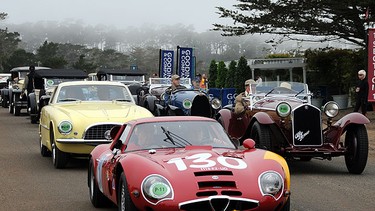 Drivers depart from the Polo Field, kicking off the first leg of the 2009 Pebble Beach Tour d'Elegance presented by Rolex.