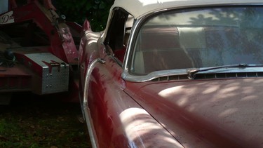 Alyn Edwards discovered a 1956 Cadillac Coupe de Ville and a 1955 convertible in the same garage in B.C.