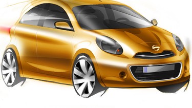 Rendering of the new Nissan Micra.