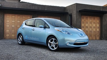 The 2010 Nissan Leaf.