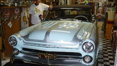 Harold Wellenbrink and his 1952 Ford Falcon.