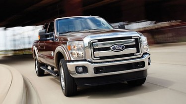The 2011 Ford Super Duty pickup.