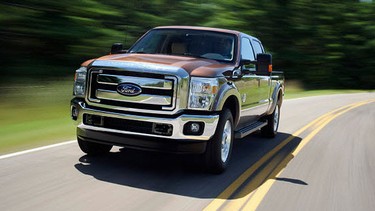 The 2011 Ford Super Duty pickup.