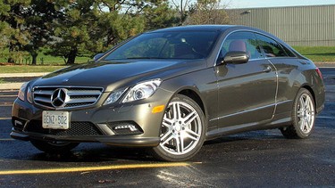 The 2010 Mercedes-Benz E350 coupe.