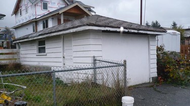 The garage in North Vancouver.