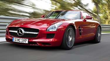 The 2010 Mercedes-Benz SLS AMG.