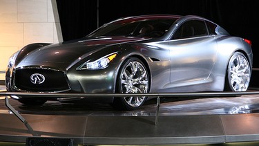 The Infiniti Essence concept on display at the Canadian International Auto Show on February 11, 2010. The show, which runs from February 12 - 20, will be taking place at the Metro Toronto Convention Centre in downtown Toronto.