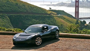 The 2010 Tesla Roadster sport.