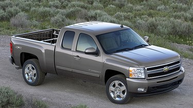 The 2010 Chevrolet Silverado LTZ Extended Cab.