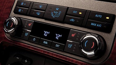 The 2011 Ford F-Series Super Duty: Dual-zone electronic automatic temperature control, standard on Lariat and King Ranch(R), combines with the available heated and cooled front seats to help increase customer comfort in the 2011 Ford F-Series Super Duty.