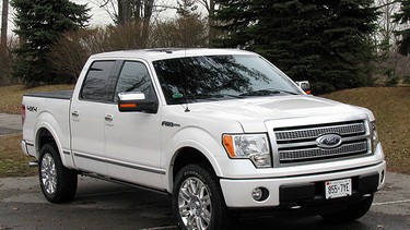 The 2010 Ford F-150 Platinum.