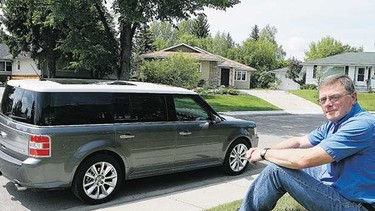 Gary Francis with the Ford Flex: "When I first sat in the car, I thought, 'Wow, this is nice.' I couldn't believe the quality of the workmanship ..."