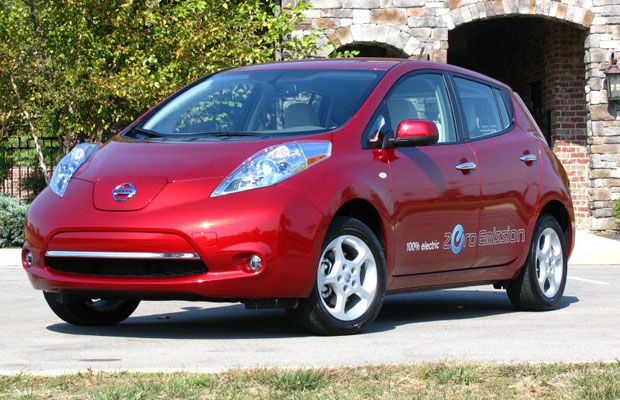 2012 nissan leaf sl mpg