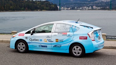 Toyota Prius PHV in Vancouver, B.C.