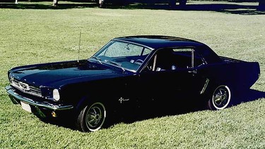 This 1964 Ford Mustang was the world's first production Ford Mustang hardtop.