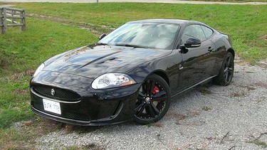 The 2011 Jaguar XKR.