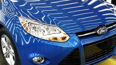 The firstl new 2012 Ford Focus began rolling off the assembly line Dec. 14 at Ford's Michigan Assembly Plant in Wayne, Michigan.