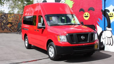 2012 Nissan NV commercial van.