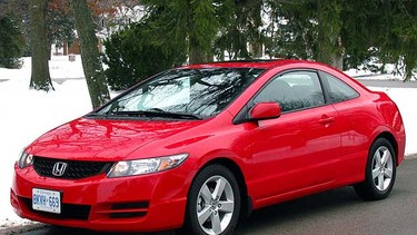 The 2011 Honda Civic Coupe SE.