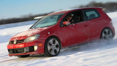 Claude Bourbonnais teaches drivers how to avoid accidents and control their cars in winter conditions.