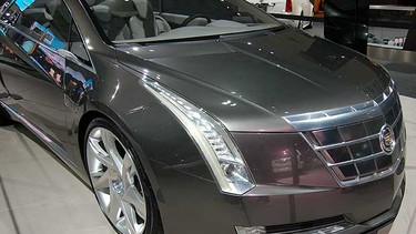 The Cadillac Converj on display at the 2011 Canadian International Auto Show in Toronto. The show is open to the public from February 18 - 27th, 2011.
