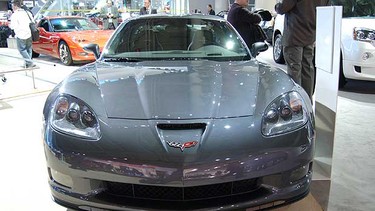 The Corvette z06 on display at the 2011 Canadian International Auto Show in Toronto. The show is open to the public from February 18 - 27th, 2011.