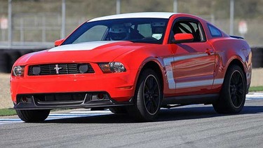 The 2012 Ford Mustang Boss 302.