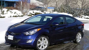 The 2011 Hyundai Elantra.