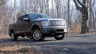 The 2011 Ford F-150 Platinum edition pickup is as luxurious as it is capable.