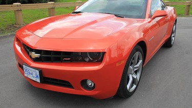 2011 Chevrolet Camaro LT V6 with RS package.