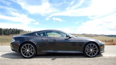 2011 Aston Martin Virage coupe with V-12.