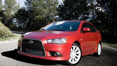 The 2011 Mitsubishi Lancer Ralliart.