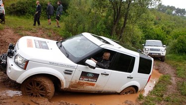 LR4's at Land Rover's Catalonia 2011 Expedition in Spain.