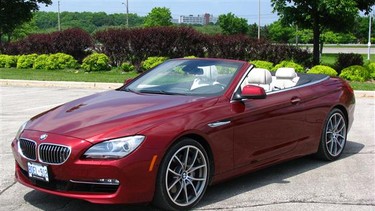 2012 BMW 650i Cabriolet.