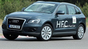 The 2012 Audi Q5 hybrid fuel cell vehicle.