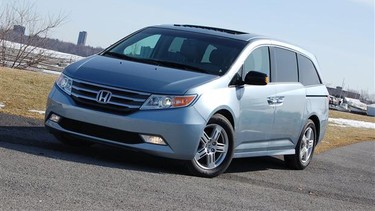 The 2011 Honda Odyssey Touring model.