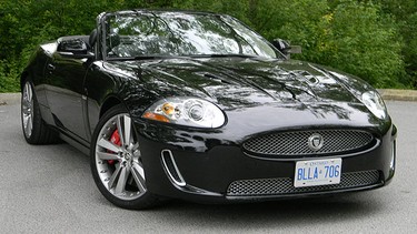 The 2011 Jaguar XKR Convertible.