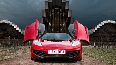 The 2012 McLaren MP4-12C.