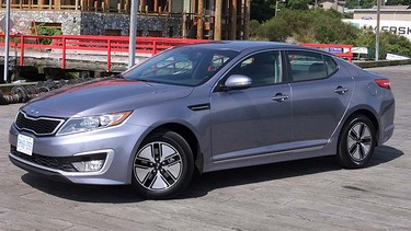 The 2011 Kia Optima Hybrid.