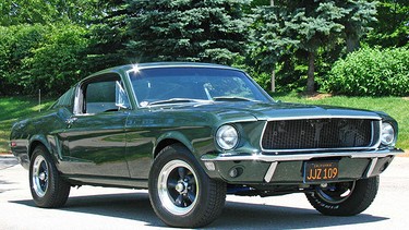 A 1968 Ford Mustang Bullitt replica.