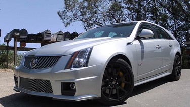 The 2011 Cadillac CTS-V sport wagon.