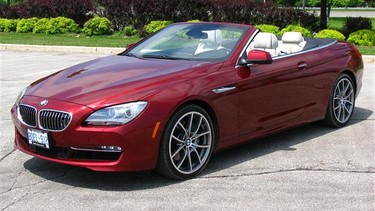 The 2012 BMW 650i Cabriolet.