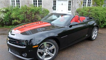 2011 Chevrolet Camaro SS Convertible.