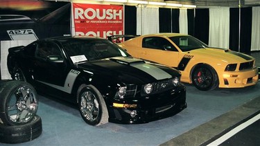 Archive photo of Roush Mustangs at the 2008 Edmonton Motorshow.