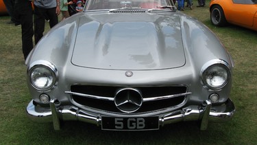 1955 Mercedes-Benz 300SL Gullwing on display at the 2011 Goodwood Festival of Speed.