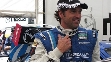 Actor Patrick Dempsey at Grand-Am race in Montreal Aug. 19-20, 2011.