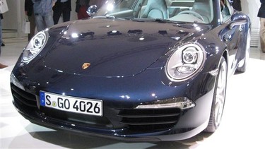 The 2012 Porsche 911 Carrera S official reveal in Stuttgart, Germany.