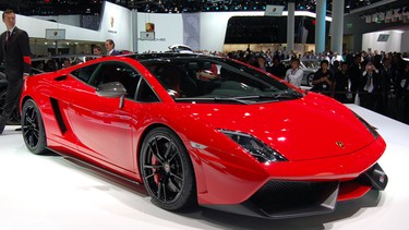 Lamborghini Supertrofeo Stradale at the 2011 Frankfurt International Motor Show in Germany.