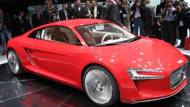 The Audi e-tron electric concept vehicle