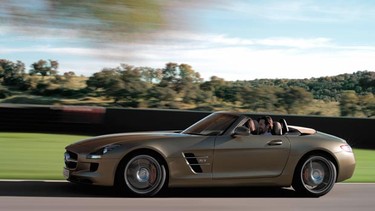 2012 Mercedes-Benz SLS AMG roadster.